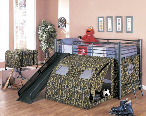 Alt='camo kids bedroom decor"